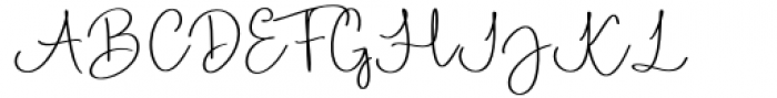 Bright Star Script Signature Font UPPERCASE
