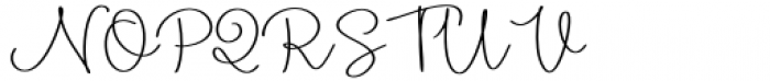 Bright Star Script Signature Font UPPERCASE