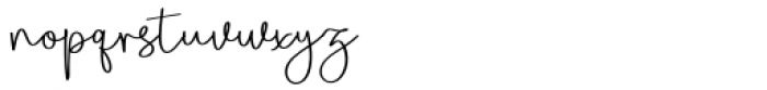 Bright Star Script Signature Font LOWERCASE