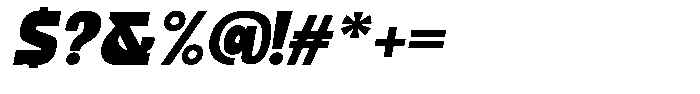 Bright Style Italic Font OTHER CHARS