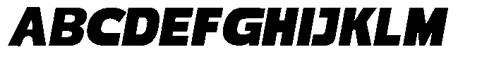 Bright Style Italic Font UPPERCASE