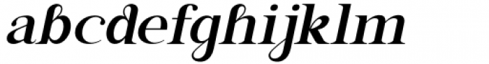Brightag Italic Font LOWERCASE