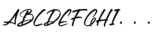 Brighten Shootters Regular Font UPPERCASE