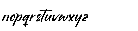 Brighten Shootters Regular Font LOWERCASE