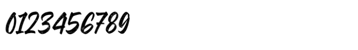 Brighter Brush Font OTHER CHARS