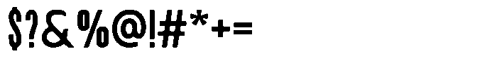 Brightform Font OTHER CHARS