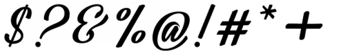 Brightina Script Regular Font OTHER CHARS