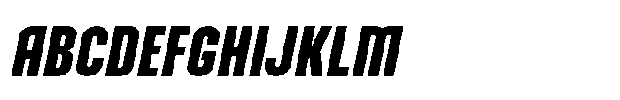 Brightons Black Oblique Font UPPERCASE