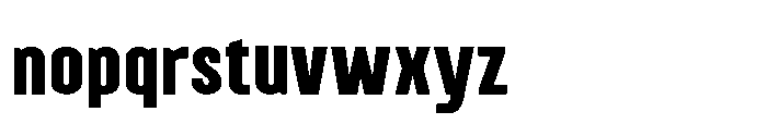 Brightons Black Font LOWERCASE
