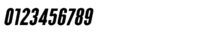 Brightons Bold Oblique Font OTHER CHARS