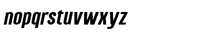 Brightons Bold Oblique Font LOWERCASE