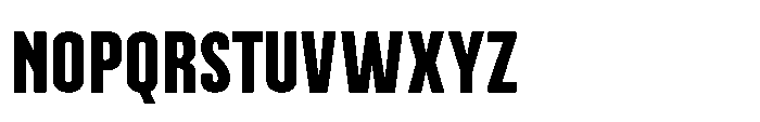 Brightons Extra Bold Font UPPERCASE