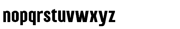 Brightons Extra Bold Font LOWERCASE