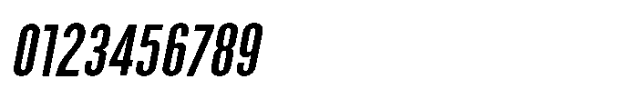 Brightons Medium Oblique Font OTHER CHARS