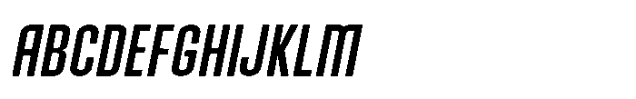Brightons Medium Oblique Font UPPERCASE