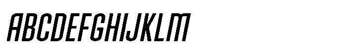 Brightons Oblique Font UPPERCASE