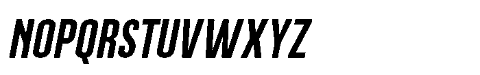 Brightons Semi Bold Oblique Font UPPERCASE