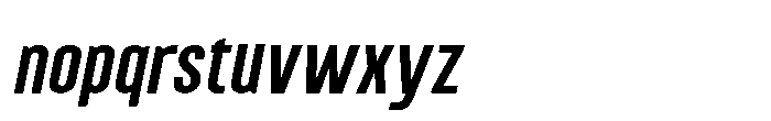 Brightons Semi Bold Oblique Font LOWERCASE