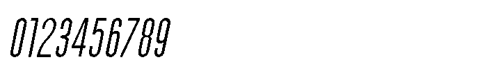 Brightons Thin Oblique Font OTHER CHARS