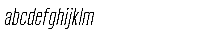 Brightons Thin Oblique FONT