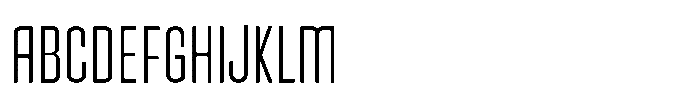 Brightons Thin Font UPPERCASE