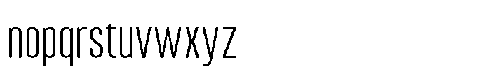 Brightons Thin Font LOWERCASE