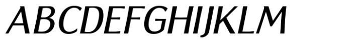 Brightsight Medium Italic Font UPPERCASE