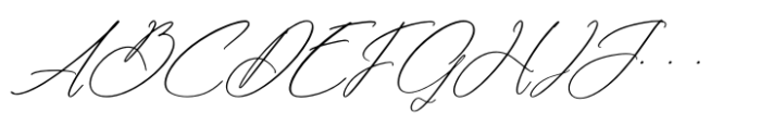 Brightters Palleta Italic Font UPPERCASE