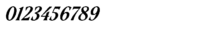 Brighty Harmony Bold Italic Font OTHER CHARS