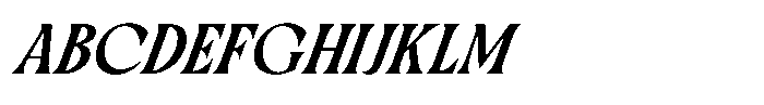 Brighty Harmony Bold Italic Font UPPERCASE