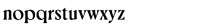Brighty Harmony Bold Font LOWERCASE
