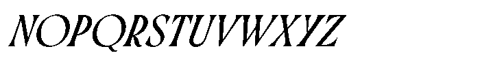 Brighty Harmony Italic Font UPPERCASE