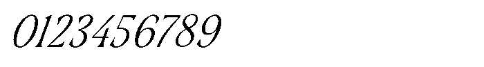 Brighty Harmony Light Italic Font OTHER CHARS