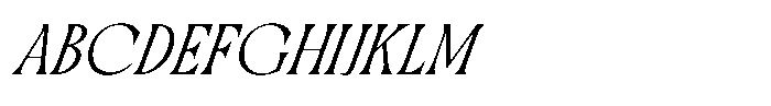 Brighty Harmony Light Italic Font UPPERCASE
