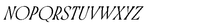 Brighty Harmony Light Italic Font UPPERCASE