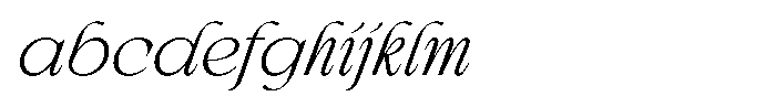 Brighty Harmony Light Italic FONT