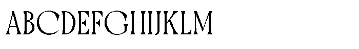 Brighty Harmony Light Font UPPERCASE