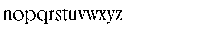 Brighty Harmony Regular Font LOWERCASE