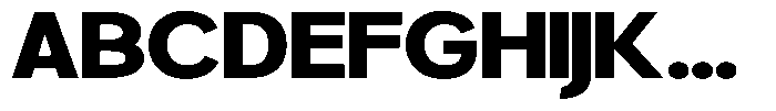 Brigife Black Expanded Font UPPERCASE
