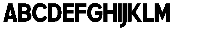 Brigife Black Semi Condensed Font UPPERCASE