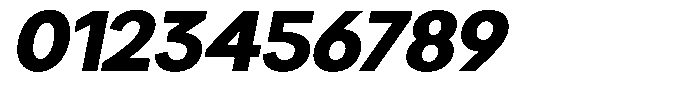 Brigife Black Semi Expanded Slant Font OTHER CHARS