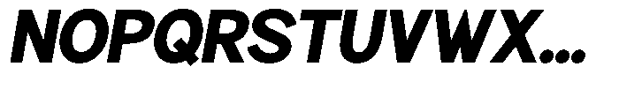 Brigife Black Slant Font UPPERCASE