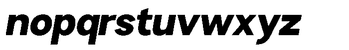 Brigife Black Slant Font LOWERCASE