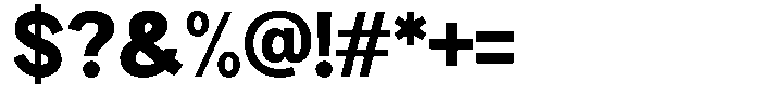 Brigife Black Font OTHER CHARS