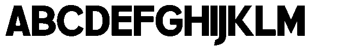 Brigife Black Font UPPERCASE