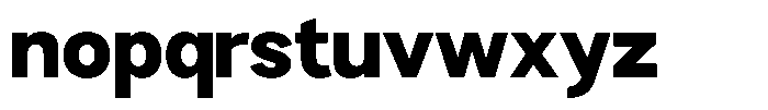 Brigife Black Font LOWERCASE