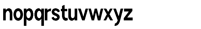 Brigife Bold Condensed Font LOWERCASE