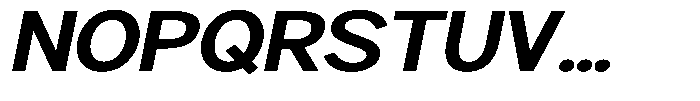 Brigife Bold Expanded Slant Font UPPERCASE