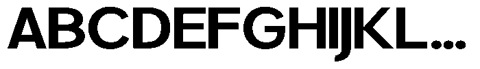 Brigife Bold Expanded Font UPPERCASE