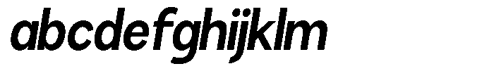 Brigife Bold Semi Condensed Slant FONT